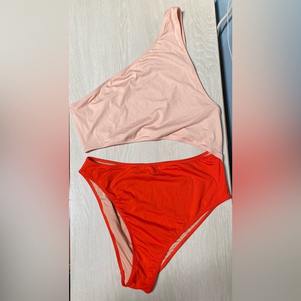 J. Crew Playa One Shoulder One Piece Swimsuit